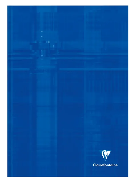 Notitieboek Clairefontaine A4 192blz 90gr ln ass