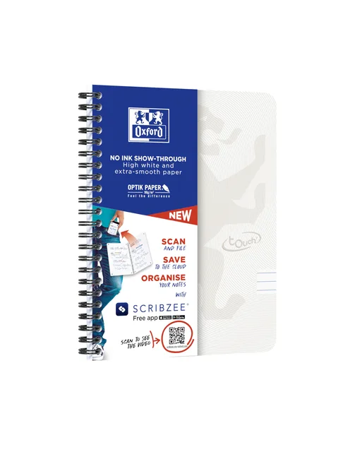 Spiraalblok Oxf Touch A5 ln 140pag 80gr lgs