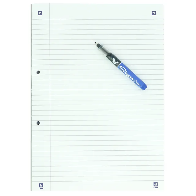 Cursusblok Oxf School A4 ln 2gaats 200pag 80gr ass