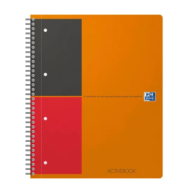 Spiraalblok Oxf international activebook A4+ lijn