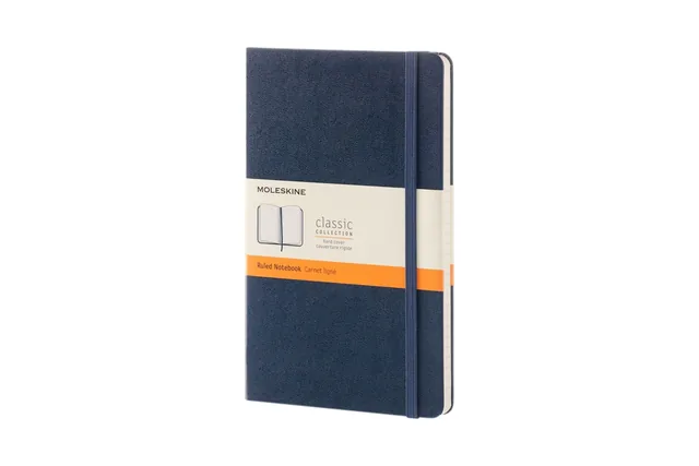 Notitieboek Moleskine large 130x210 ln hc sapph bl