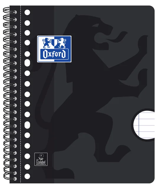 Collegeblk Oxf School A5+ ln 17gaats 160pag ass
