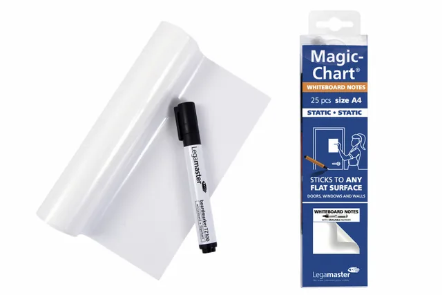 Magic chart notes Legamaster whiteboard 20x30 wit
