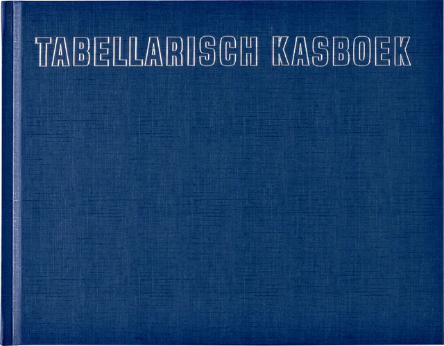 Kasboek tabellarisch 210x160mm 96blz 8 kolommen bl