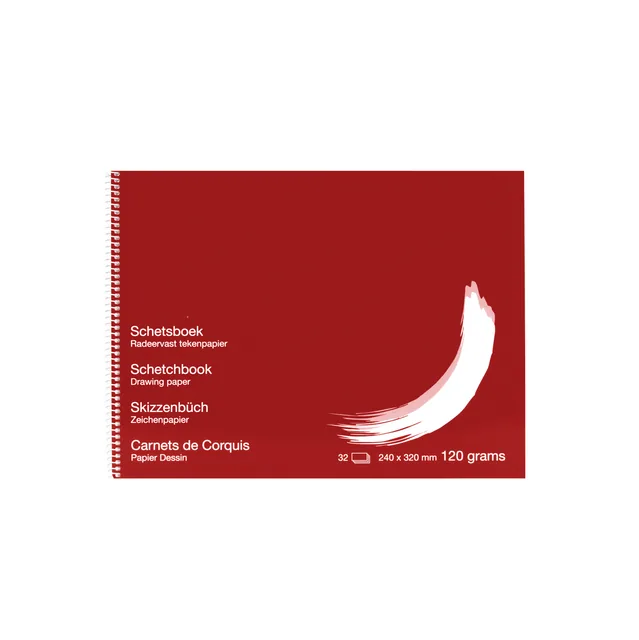 Schetsboek Papyrus 240x320mm 120gr 32 vel