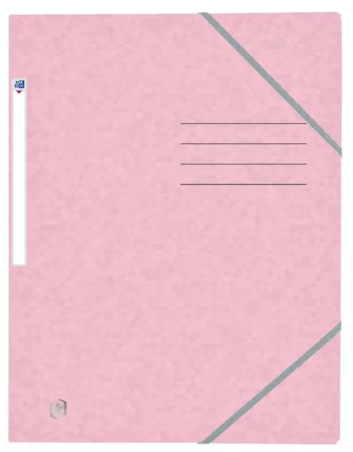 ELASTOMAP OXFORD TOP FILE+ A4 PASTEL ROZE