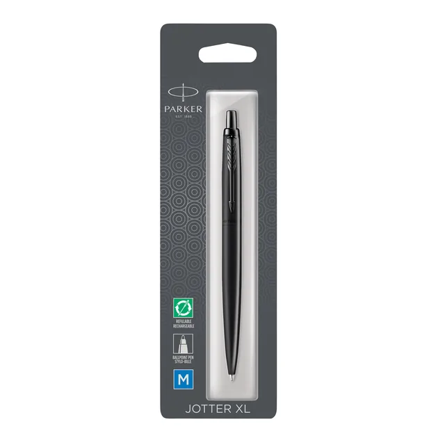 Balpen Parker Jotter XL Monochrome M zwart