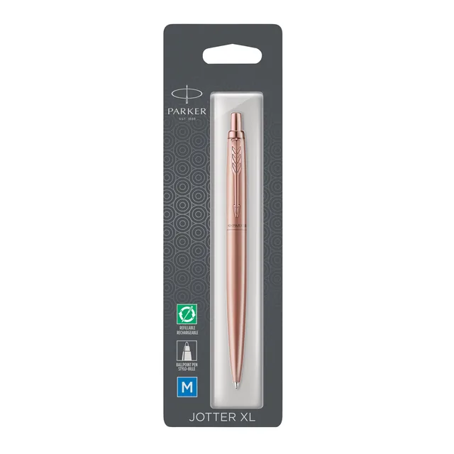 Balpen Parker Jotter XL Monochrome M roze goud