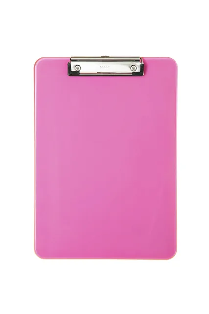 KLEMBORD MAUL A4 STAAND KUNSTSTOF NEON ROZE