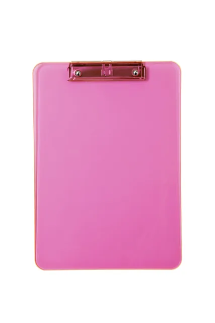 KLEMBORD MAUL A4 STAAND KUNSTSTOF NEON ROZE