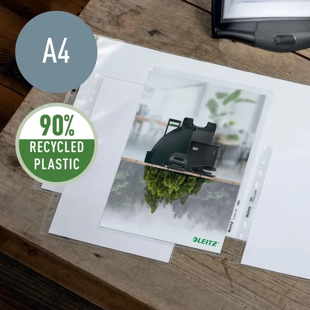 L-map Leitz Recycle PP A4 transparant 25st