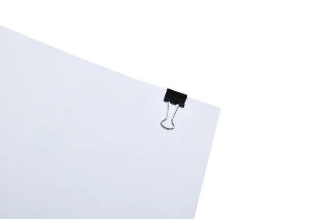 Papierklem MAUL 215 foldback 13mm zwart 12st