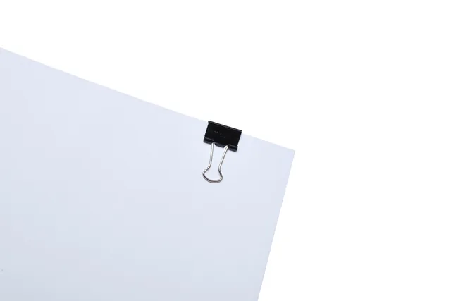 Papierklem MAUL 215 foldback 16mm zwart 12st