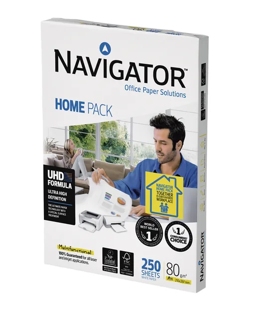 Kopieerpapier Navigator Homepack A4 80gr wit