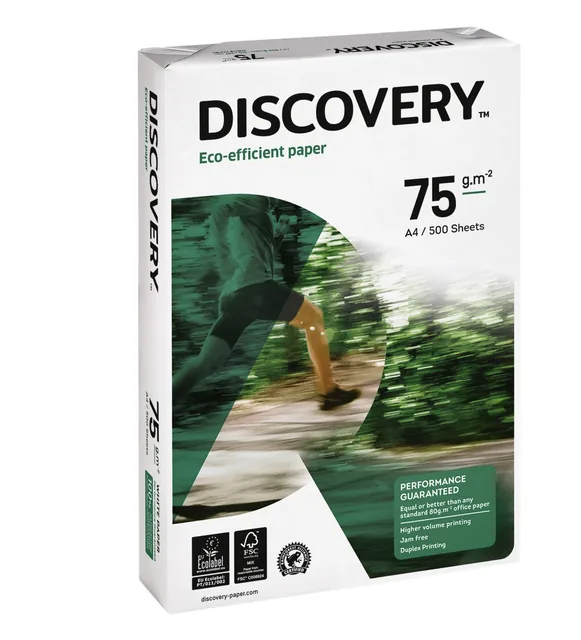 Kopieerpapier Discovery A4 75gr wit