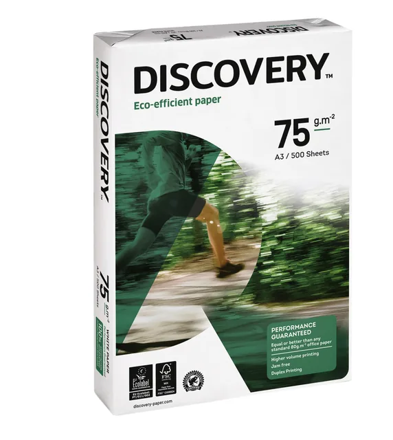 Kopieerpapier Discovery A3 75gr wt