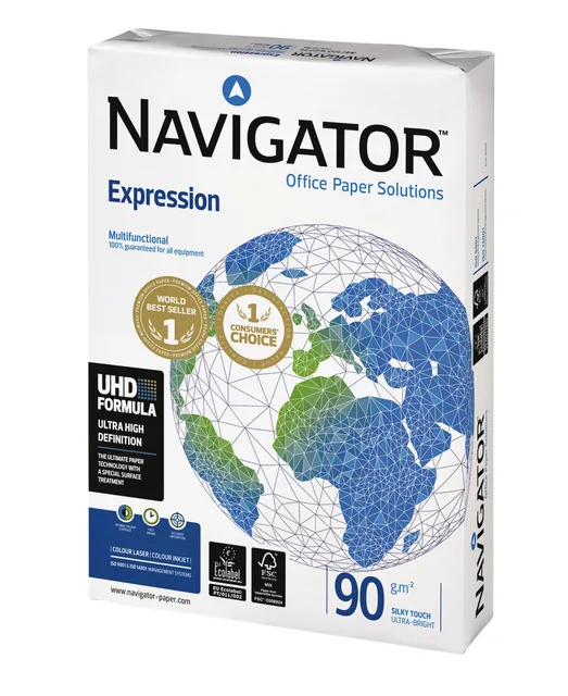 Kopieerpapier Navigator Expression A3 90gr wit