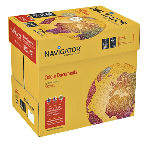 Kopieerpapier Navigator Colour Doc A4 120gr wit