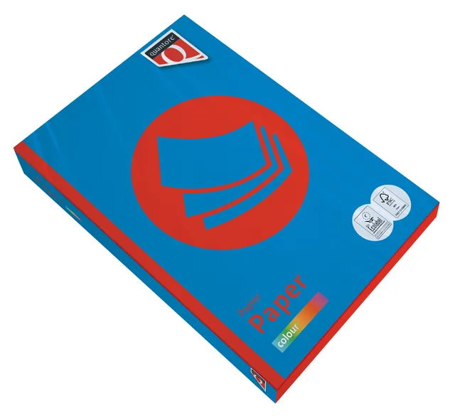 Kopieerpapier Quantore Colour A4 80gr diepblauw
