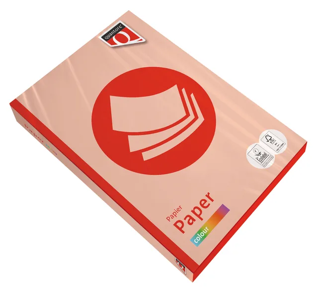 Kopieerpapier Quantore Colour A4 80gr zalm