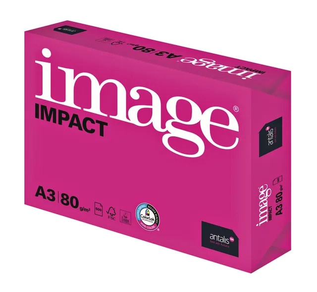 Kopieerpapier Image Impact A3 80gr wit