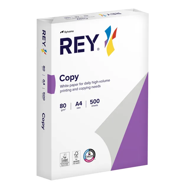 Kopieerpapier Rey Copy A4 80gr wit