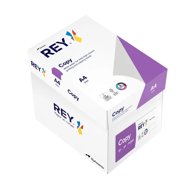 Kopieerpapier Rey Copy A4 80gr wit