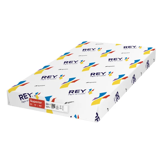 Kopieerpapier Rey Superior A3 80gr wit