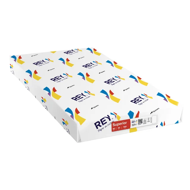 Kopieerpapier Rey Superior A3 80gr wit