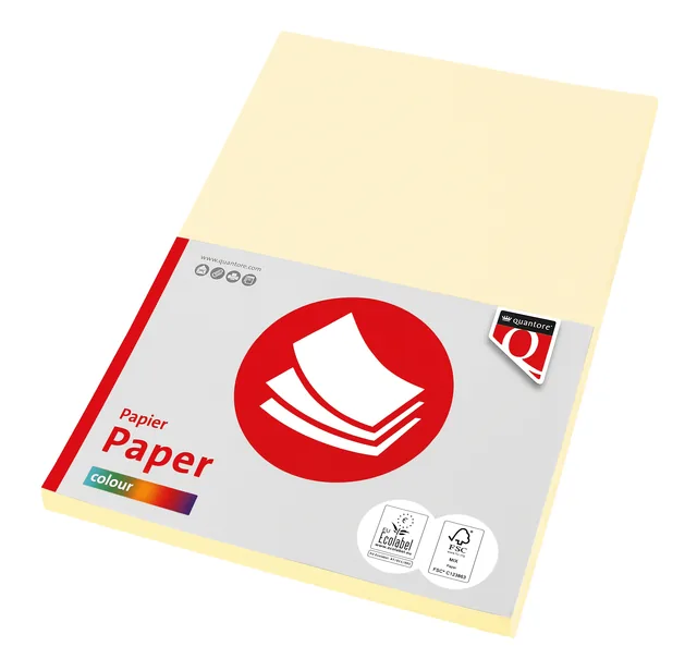 Kopieerpapier Quantore Col-100 A4 120gr ivoor