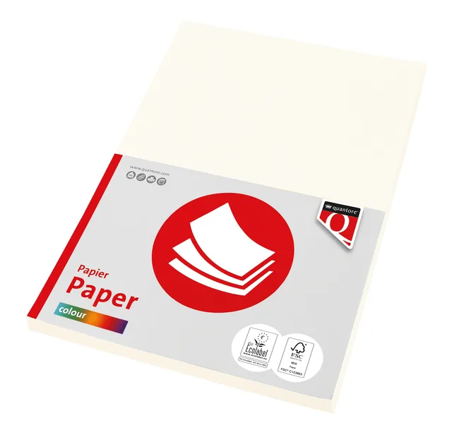 Kopieerpapier Quantore Col-100 A4 80gr roomwit