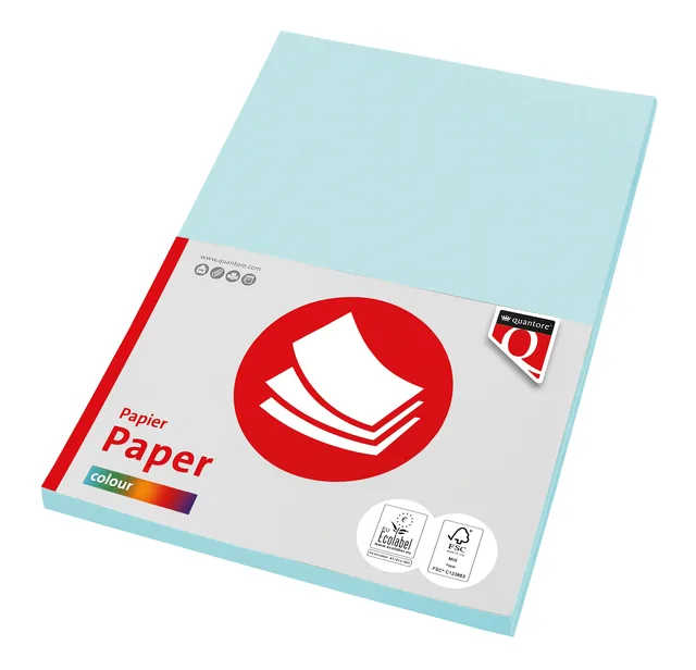 Kopieerpapier Quantore Col-50 A4 160gr lichtblauw