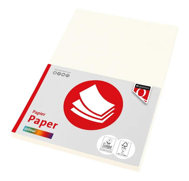 Kopieerpapier Quantore Col-50 A4 160gr roomwit