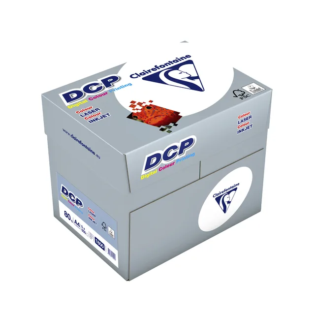 Laserpapier Clairefontaine DCP A4 80gr wit