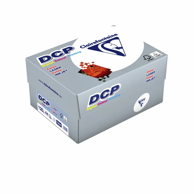 Laserpapier Clairefontaine DCP A4 120gr wit