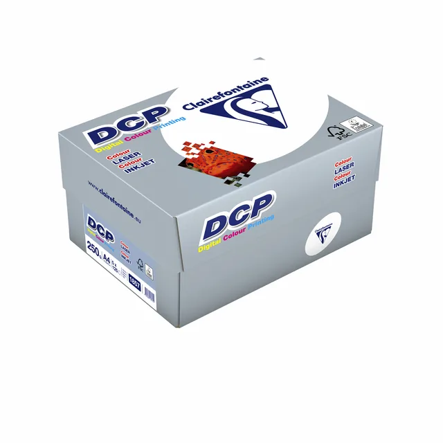 Laserpapier Clairefontaine DCP A4 250gr wit