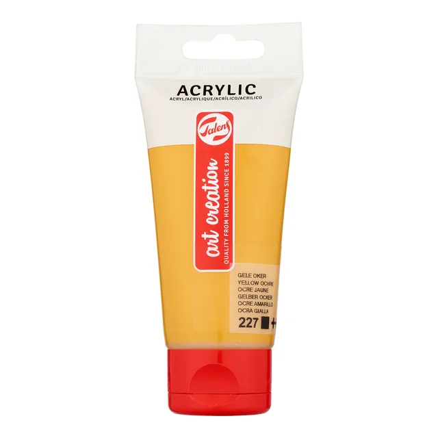 Acrylverf TAC 227 okergeel tube 75ml