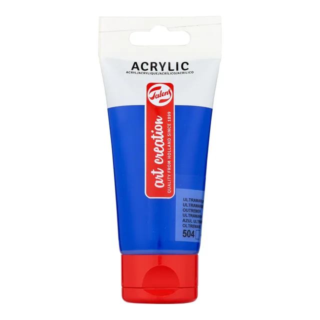 Acrylverf TAC 504 ultramarijn tube 75ml