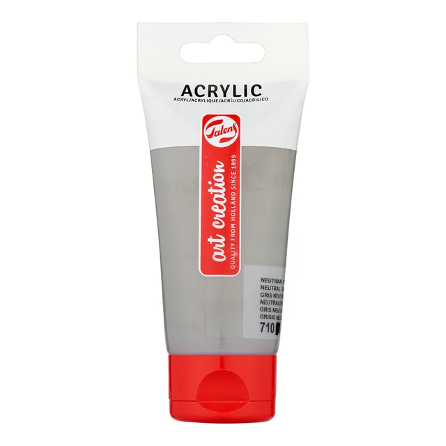 Acrylverf TAC 710 neutraalgrijs tube 75ml