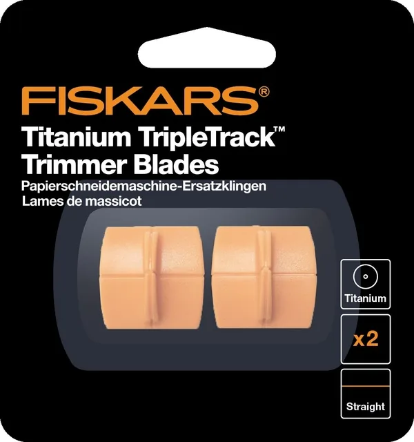 Reservemes Fiskars TripleTrack Titanium 2 stuks