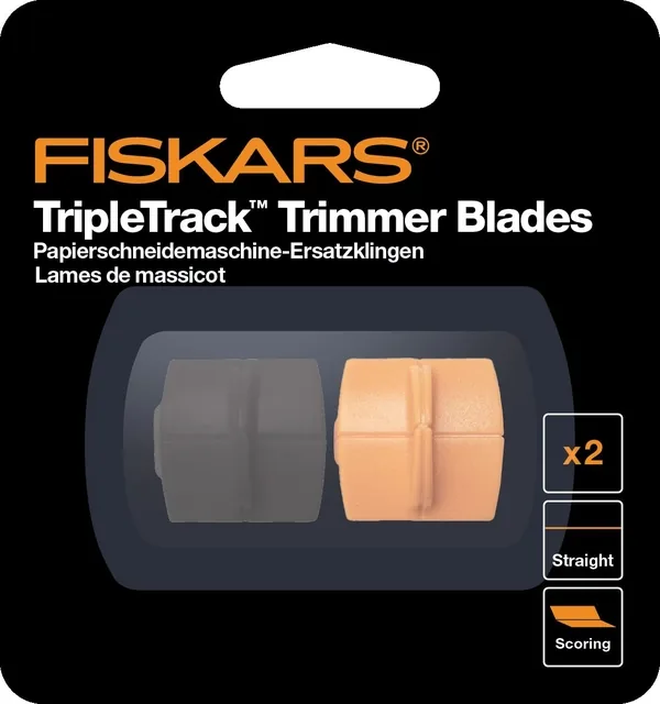 Reservemes Fiskars TripleTrack 2 stuks assorti