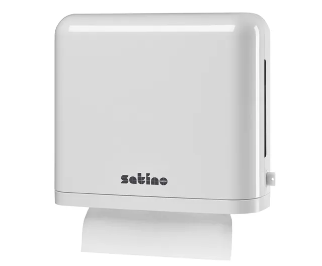 Handdoekdispenser Satino PT2 klein wit