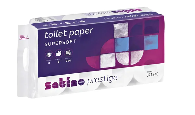 Toiletpapier Satino MT1 HiLine 250 vel wit 071340