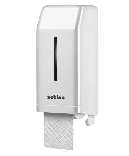Toiletpapierdispenser Satino JT3 systeemrol wit