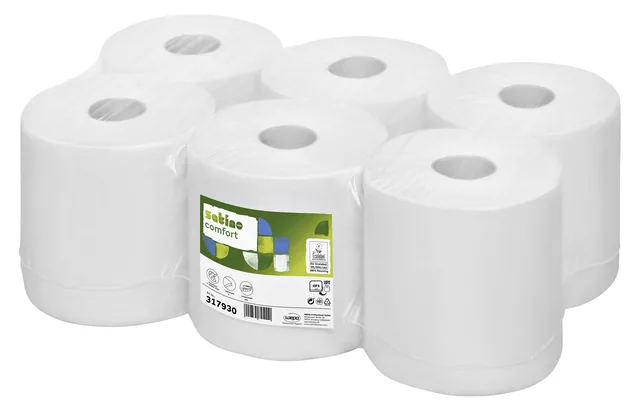 Poetspapier Satino CF1 Comfort 1laags 275m wit