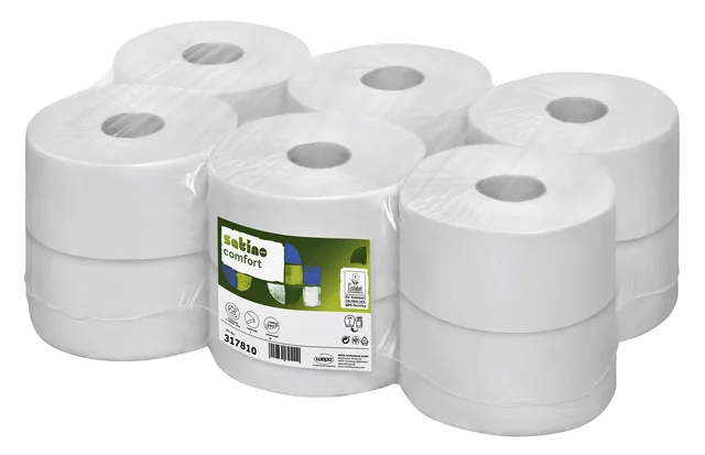 Toiletpapier Satino JT1 Comfort 2laags 180m wit