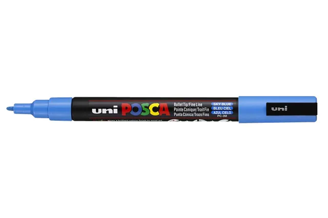 Paintmarker Uni POSCA PC3M F hemelsblauw