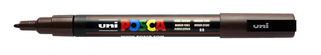 Paintmarker Uni POSCA PC3M F donkerbruin