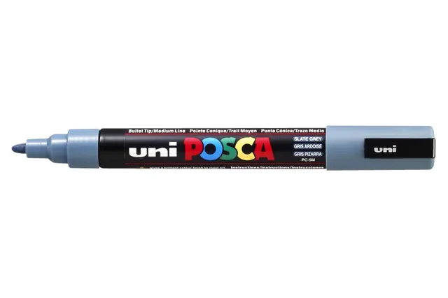 Paintmarker Uni POSCA PC5M M leisteengrijs