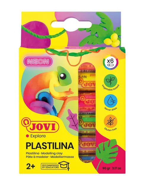 Boetseerklei Jovi 15gr neon kleuren